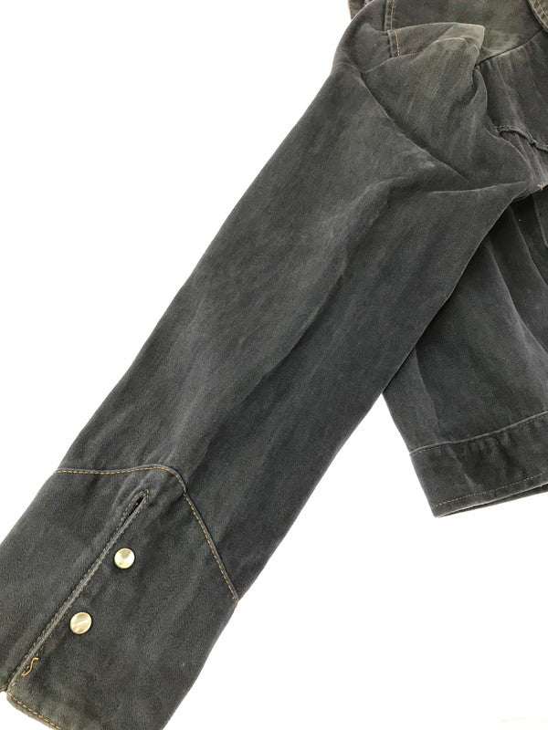 【現状渡し品】【メンズ】 JCPENNEY FASHION ジェーシーペニー ファッション 70'S WESTERN JACKET 70年代 ウエスタン ジャケット ライトアウター 146-260915-na-23-tagh サイズ：サイズ不明 下記参照 カラー：ネイビー 万代Net店