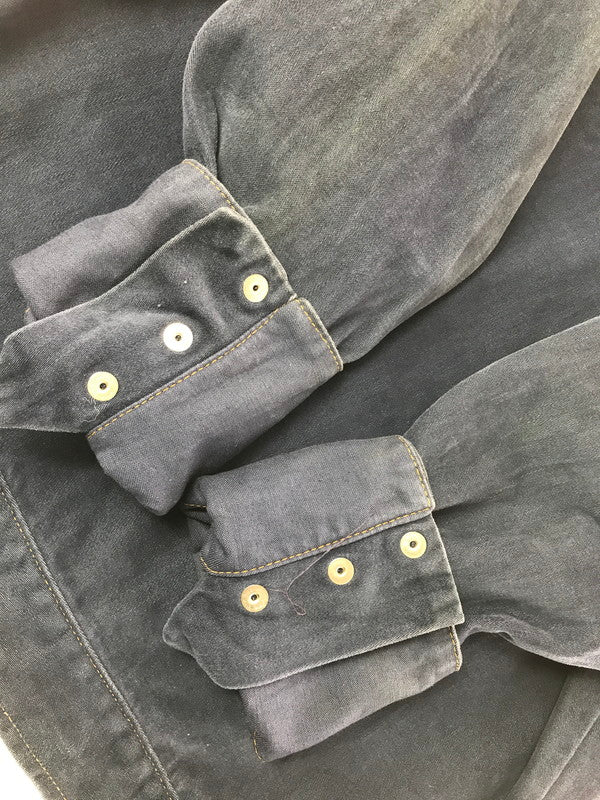 【現状渡し品】【メンズ】 JCPENNEY FASHION ジェーシーペニー ファッション 70'S WESTERN JACKET 70年代 ウエスタン ジャケット ライトアウター 146-260915-na-23-tagh サイズ：サイズ不明 下記参照 カラー：ネイビー 万代Net店