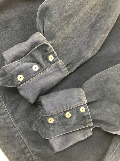 【現状渡し品】【メンズ】 JCPENNEY FASHION ジェーシーペニー ファッション 70'S WESTERN JACKET 70年代 ウエスタン ジャケット ライトアウター 146-260915-na-23-tagh サイズ：サイズ不明 下記参照 カラー：ネイビー 万代Net店
