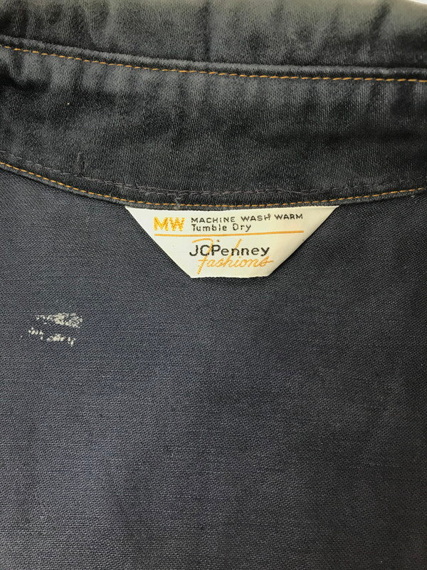 【現状渡し品】【メンズ】 JCPENNEY FASHION ジェーシーペニー ファッション 70'S WESTERN JACKET 70年代 ウエスタン ジャケット ライトアウター 146-260915-na-23-tagh サイズ：サイズ不明 下記参照 カラー：ネイビー 万代Net店