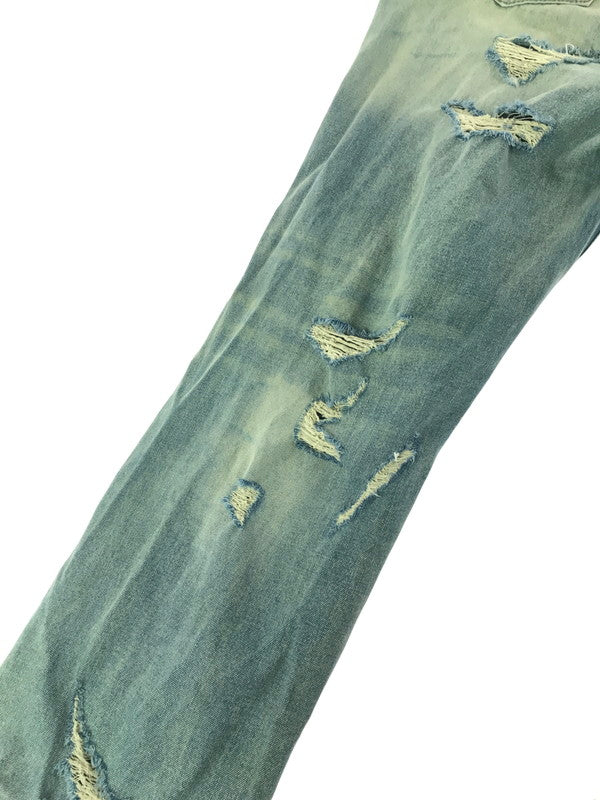 【中古品】【メンズ】 MNML ミニマル CRUSH USED DENIM PANTS クラッシュ ユーズド デニム パンツ ジーンズ ボトムス 153-260917-rt-47-tagh サイズ：32 カラー：インディゴ 万代Net店