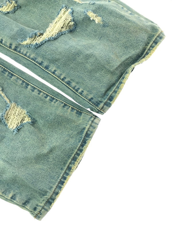 【中古品】【メンズ】 MNML ミニマル CRUSH USED DENIM PANTS クラッシュ ユーズド デニム パンツ ジーンズ ボトムス 153-260917-rt-47-tagh サイズ：32 カラー：インディゴ 万代Net店