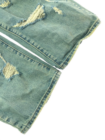 【中古品】【メンズ】 MNML ミニマル CRUSH USED DENIM PANTS クラッシュ ユーズド デニム パンツ ジーンズ ボトムス 153-260917-rt-47-tagh サイズ：32 カラー：インディゴ 万代Net店