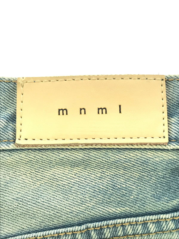 【中古品】【メンズ】 MNML ミニマル CRUSH USED DENIM PANTS クラッシュ ユーズド デニム パンツ ジーンズ ボトムス 153-260917-rt-47-tagh サイズ：32 カラー：インディゴ 万代Net店
