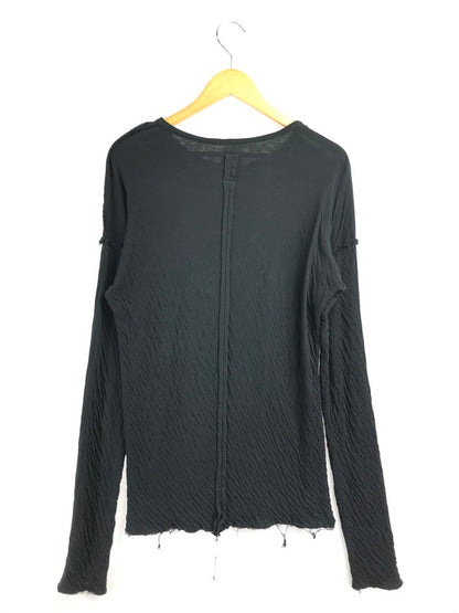 【中古品】【メンズ】 THOM KROM トムクロム L/S CUT AND SEW ロングスリーブ カットソー トップス 140-260915-na-13-tagh サイズ：S カラー：ブラック 万代Net店