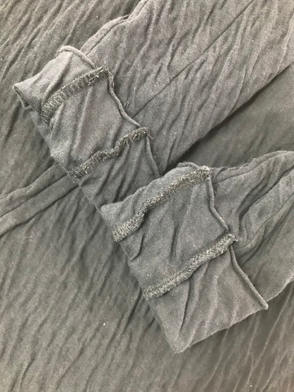 【中古品】【メンズ】 THOM KROM トムクロム L/S CUT AND SEW ロングスリーブ カットソー トップス 140-260915-na-13-tagh サイズ：S カラー：ブラック 万代Net店