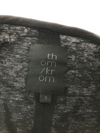 【中古品】【メンズ】 THOM KROM トムクロム L/S CUT AND SEW ロングスリーブ カットソー トップス 140-260915-na-13-tagh サイズ：S カラー：ブラック 万代Net店