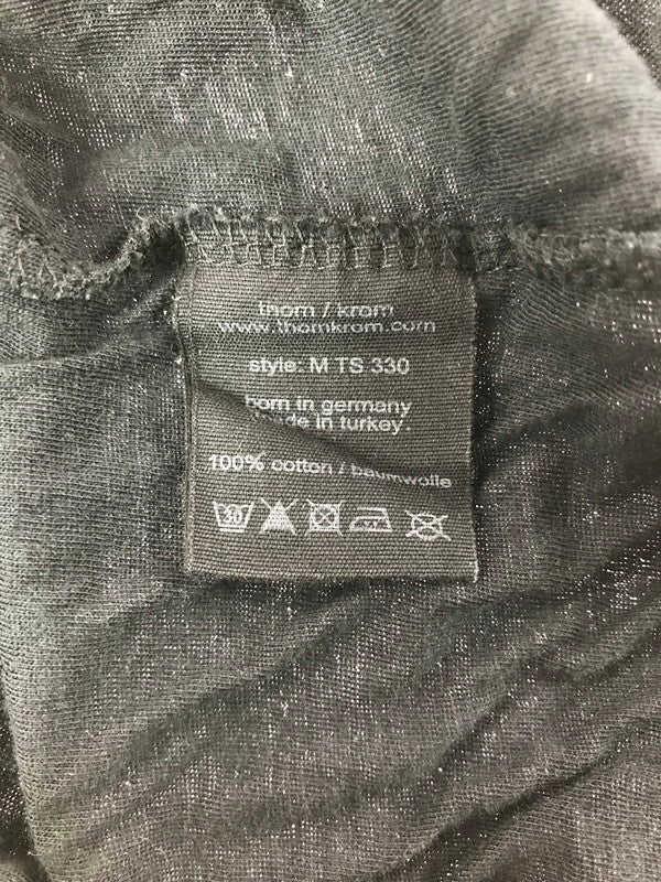【中古品】【メンズ】 THOM KROM トムクロム L/S CUT AND SEW ロングスリーブ カットソー トップス 140-260915-na-13-tagh サイズ：S カラー：ブラック 万代Net店