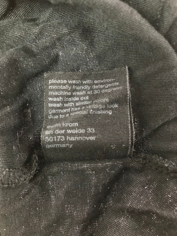 【中古品】【メンズ】 THOM KROM トムクロム L/S CUT AND SEW ロングスリーブ カットソー トップス 140-260915-na-13-tagh サイズ：S カラー：ブラック 万代Net店