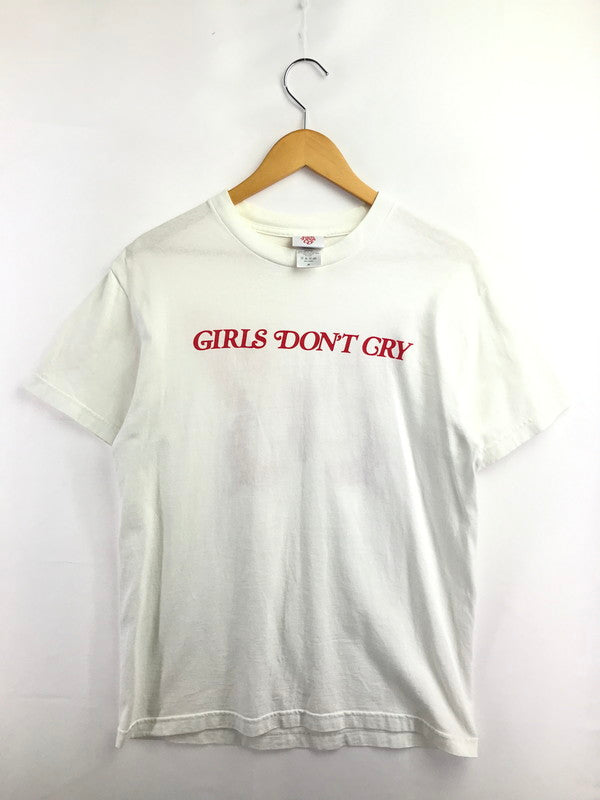 【中古品】【メンズ】 GIRLS DON'T CRY ガールズドントクライ S/S LOGO T-SHIRT ロゴTシャツ 半袖Tシャツ 142-260915-na-12-tagh サイズ：M カラー：ホワイト 万代Net店