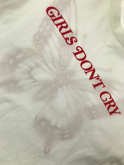 【中古品】【メンズ】 GIRLS DON'T CRY ガールズドントクライ S/S LOGO T-SHIRT ロゴTシャツ 半袖Tシャツ 142-260915-na-12-tagh サイズ：M カラー：ホワイト 万代Net店
