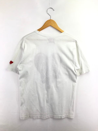 【中古品】【メンズ】 GIRLS DON'T CRY ガールズドントクライ × EMOTIONALLY UNAVAILABLE エモーショナリーアンアベイラブル S/S HEART GRAPHIC TEE ハート グラフィック Tシャツ 142-260915-na-11-tagh サイズ：M カラー：ホワイト 万代Net店