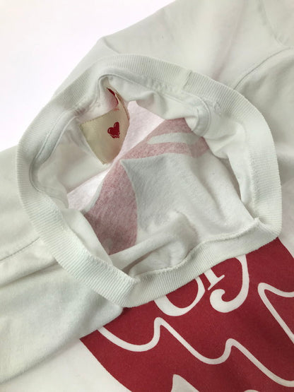 【中古品】【メンズ】 GIRLS DON'T CRY ガールズドントクライ × EMOTIONALLY UNAVAILABLE エモーショナリーアンアベイラブル S/S HEART GRAPHIC TEE ハート グラフィック Tシャツ 142-260915-na-11-tagh サイズ：M カラー：ホワイト 万代Net店