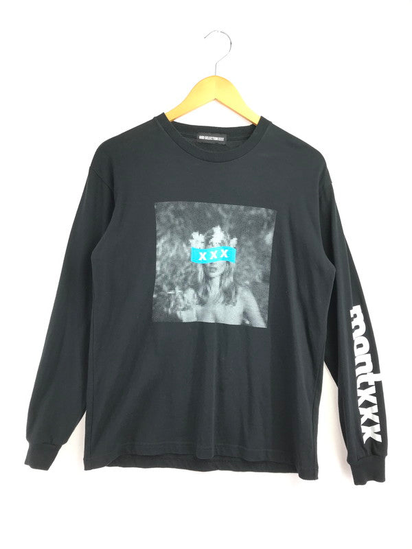 【中古品】【メンズ】 GOD SELECTION XXX ゴッドセレクション × MONTOAK モントーク L/S T-SHIRT ロングスリーブ Tシャツ 長袖Tシャツ 142-260915-na-15-tagh サイズ：S カラー：ブラック 万代Net店