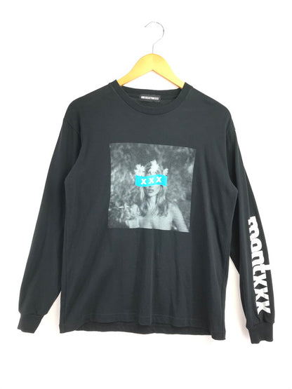 【中古品】【メンズ】 GOD SELECTION XXX ゴッドセレクション × MONTOAK モントーク L/S T-SHIRT ロングスリーブ Tシャツ 長袖Tシャツ 142-260915-na-15-tagh サイズ：S カラー：ブラック 万代Net店