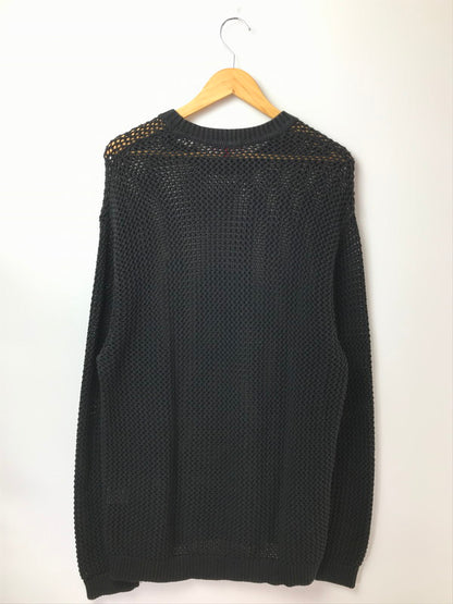 【中古品】【メンズ】 SUPREME シュプリーム 22SS OPEN KNIT SMALL BOX SWEATER オープンニット スモール ボックスセーター トップス 149-261001-rt-09-tagh サイズ：M カラー：ブラック 万代Net店