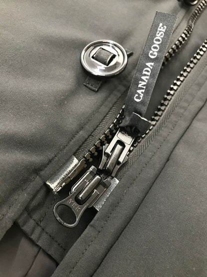 【中古品】【メンズ】 CANADA GOOSE カナダグース JASPER PARKA BLACK 3438JM 国内正規 ジャスパー パーカー アウター 141-260918-rt-04-tagh サイズ：XS カラー：ブラック 万代Net店