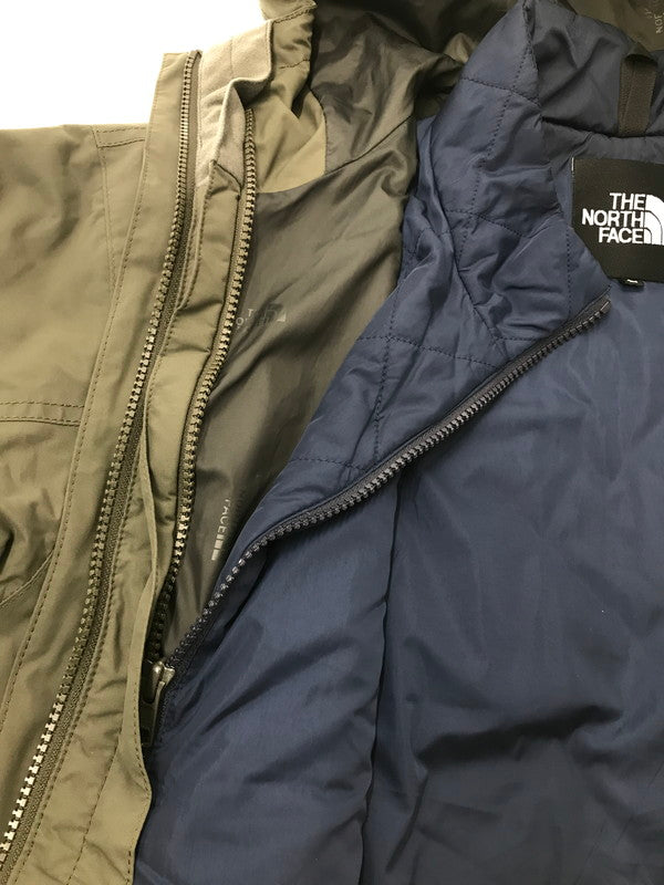 【中古品】【メンズ】 THE NORTH FACE ザ・ノースフェイス FISHTAIL TRICLIMATE COAT NP61642 シッシュテール トリクライメート コート アウター 144-260917-rt-14-tagh サイズ：L カラー：カーキ 万代Net店