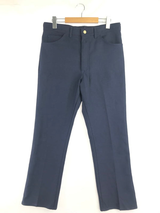 【中古品】【メンズ】 LEE リー 70's 42 TALON POLYESTER BOOT-CUT PANTS 70年代 42 タロン ポリエステル ブーツカット パンツ ヴィンテージ ボトムス 157-260917-rt-49-tagh サイズ：33×36 カラー：ネイビー 万代Net店