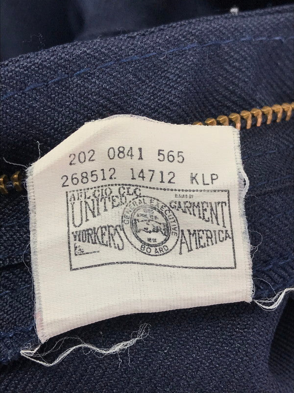 【中古品】【メンズ】 LEE リー 70's 42 TALON POLYESTER BOOT-CUT PANTS 70年代 42 タロン ポリエステル ブーツカット パンツ ヴィンテージ ボトムス 157-260917-rt-49-tagh サイズ：33×36 カラー：ネイビー 万代Net店
