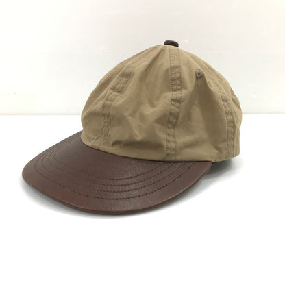 【中古品】【メンズ】 SCHOTT ショット SC119 PARAFIN LEATHER 8P CAP "BEIGE" 帽子 185-260925-na-47-tagh サイズ：FREE カラー：ベージュ 万代Net店