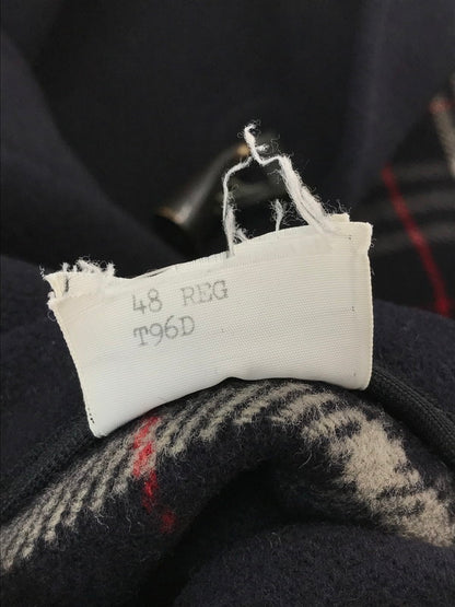 【中古品】【メンズ】 BURBERRYS バーバリーズ SPECIALITY DUFFLE COATING DUFFEL COAT ENGLAND製 ダッフルコート アウター 141-260921-na-06-tagh サイズ：48REG カラー：ネイビー 万代Net店