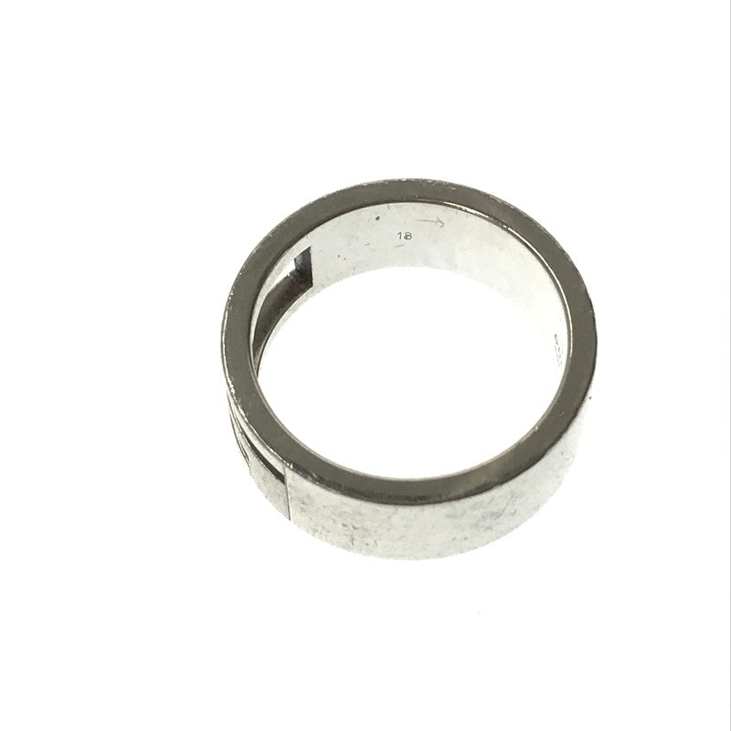 【中古品】【メンズ】 GUCCI グッチ AG925 BRANDED G CUTOUT REGULAR RING ブランデッド G カットアウト レギュラー リング 指輪 アクセサリー 182-260928-na-05-tagh サイズ：18 カラー：シルバー 万代Net店