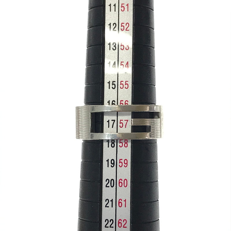 【中古品】【メンズ】 GUCCI グッチ AG925 BRANDED G CUTOUT REGULAR RING ブランデッド G カットアウト レギュラー リング 指輪 アクセサリー 182-260928-na-05-tagh サイズ：18 カラー：シルバー 万代Net店