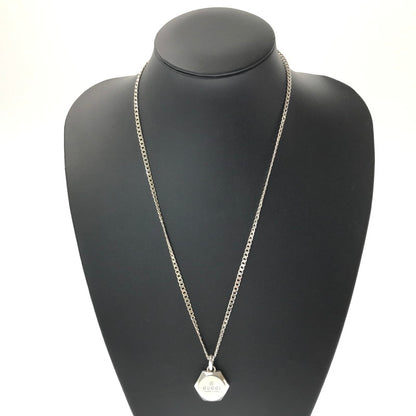 【中古品】【メンズ】 GUCCI グッチ AG925 HEXAGON NECKLACE ヘキサゴン ネックレス アクセサリー 182-260928-na-04-tagh カラー：シルバー 万代Net店