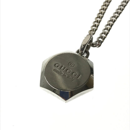 【中古品】【メンズ】 GUCCI グッチ AG925 HEXAGON NECKLACE ヘキサゴン ネックレス アクセサリー 182-260928-na-04-tagh カラー：シルバー 万代Net店