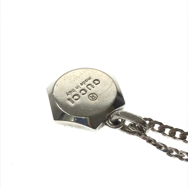 【中古品】【メンズ】 GUCCI グッチ AG925 HEXAGON NECKLACE ヘキサゴン ネックレス アクセサリー 182-260928-na-04-tagh カラー：シルバー 万代Net店