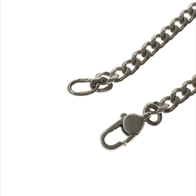 【中古品】【メンズ】 GUCCI グッチ AG925 HEXAGON NECKLACE ヘキサゴン ネックレス アクセサリー 182-260928-na-04-tagh カラー：シルバー 万代Net店