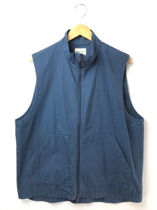 【中古品】【メンズ】 SNOW PEAK スノーピーク PIGMENT DYED UCCP VEST JS-JK-24SU101 ピグメントダイ ベスト ライトアウター 144-260919-na-13-tagh サイズ：L カラー：ブルー 万代Net店