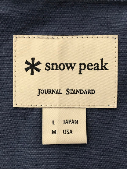 【中古品】【メンズ】 SNOW PEAK スノーピーク PIGMENT DYED UCCP VEST JS-JK-24SU101 ピグメントダイ ベスト ライトアウター 144-260919-na-13-tagh サイズ：L カラー：ブルー 万代Net店