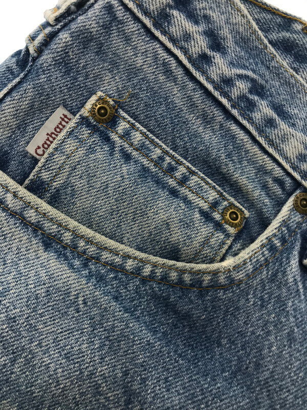 【現状渡し品】【メンズ】 CARHARTT カーハート TRADITIONAL FIT DENIM PANTS B18 DST メキシコ製 デニムパンツ ボトムス 157-260921-na-10-tagh サイズ：34×32 カラー：インディゴ 万代Net店