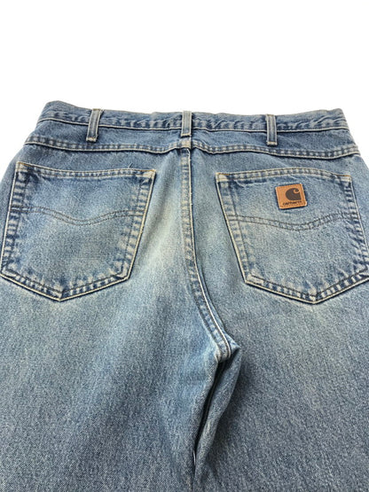 【現状渡し品】【メンズ】 CARHARTT カーハート TRADITIONAL FIT DENIM PANTS B18 DST メキシコ製 デニムパンツ ボトムス 157-260921-na-10-tagh サイズ：34×32 カラー：インディゴ 万代Net店