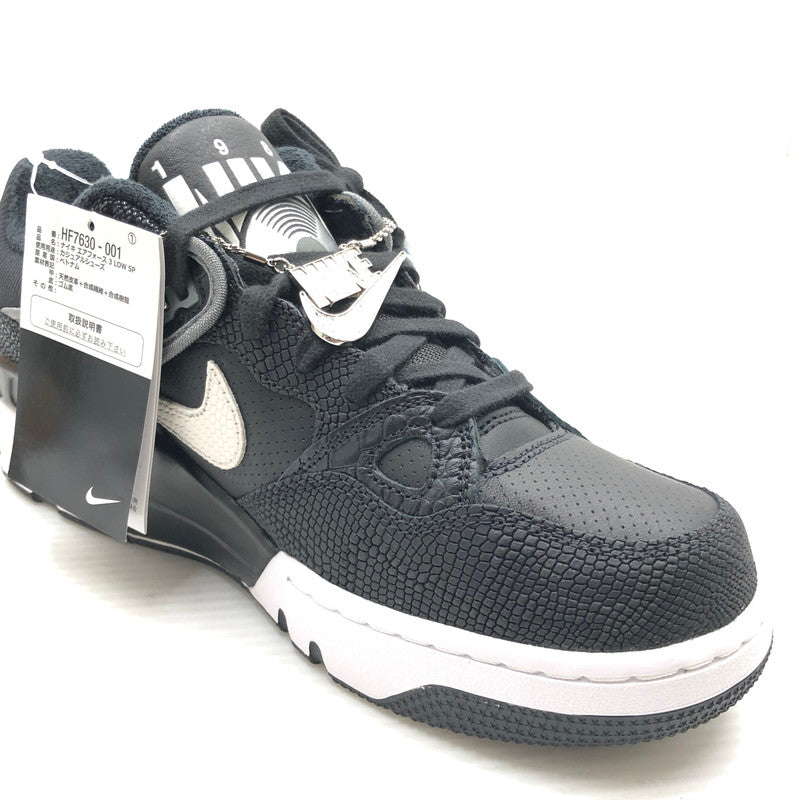 【中古品】【メンズ】 NIKE ナイキ × NIGO ニゴー AIR FORCE 3 LOW SP BLACK WHITE HF7630-001 エア フォース 1 スニーカー 靴 160-260919-rt-02-tagh サイズ：27.5cm US9.5 カラー：BLACK/WHITE-SMOKE GREY 万代Net店