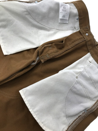 【中古品】【メンズ】 CARHARTT カーハート DOUBLE KNEE WORK PANTS 106679 ダブルニー ワークパンツ ボトムス 157-260920-na-22-tagh サイズ：32×32 カラー：ブラウン 万代Net店