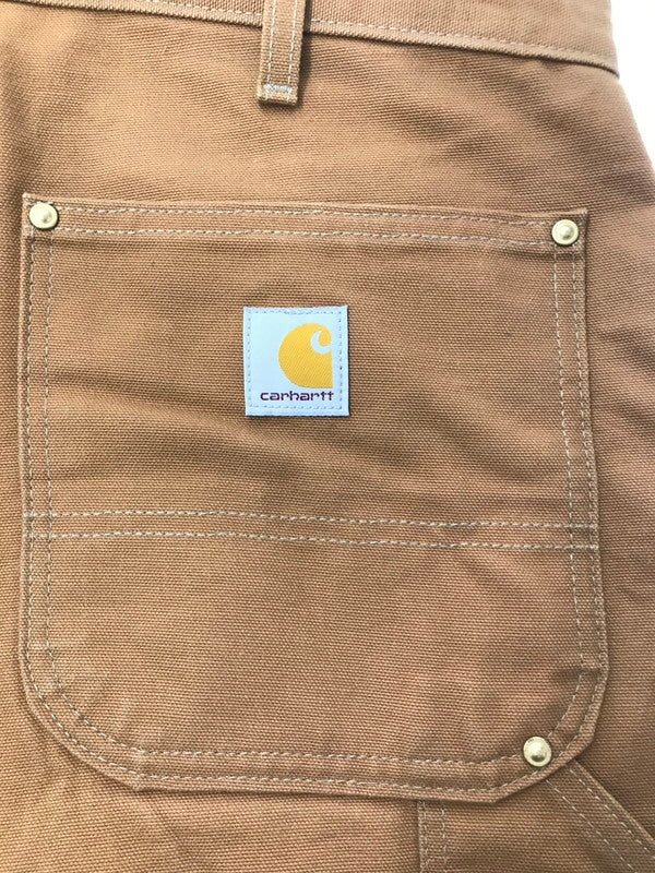 【中古品】【メンズ】 CARHARTT カーハート DOUBLE KNEE WORK PANTS 106679 ダブルニー ワークパンツ ボトムス 157-260920-na-22-tagh サイズ：32×32 カラー：ブラウン 万代Net店