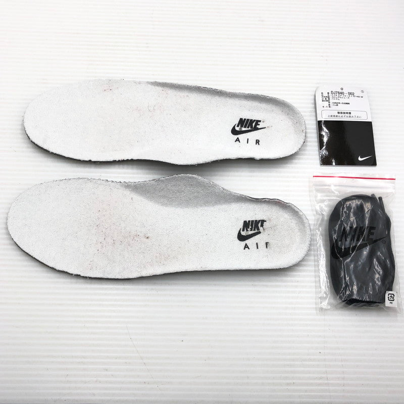 【中古品】【メンズ】 NIKE ナイキ × STUSSY ステューシー AIR FORCE 1 MID BLACK AND LIGHT BONE DJ7840-002 エア フォース 1 スニーカー 靴 160-260919-rt-01-tagh サイズ：27.5cm US9.5 カラー：BLACK/BLACK-WHITE 万代Net店