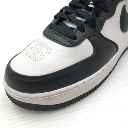 【中古品】【メンズ】 NIKE ナイキ × STUSSY ステューシー AIR FORCE 1 MID BLACK AND LIGHT BONE DJ7840-002 エア フォース 1 スニーカー 靴 160-260919-rt-01-tagh サイズ：27.5cm US9.5 カラー：BLACK/BLACK-WHITE 万代Net店