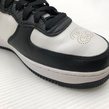 【中古品】【メンズ】 NIKE ナイキ × STUSSY ステューシー AIR FORCE 1 MID BLACK AND LIGHT BONE DJ7840-002 エア フォース 1 スニーカー 靴 160-260919-rt-01-tagh サイズ：27.5cm US9.5 カラー：BLACK/BLACK-WHITE 万代Net店
