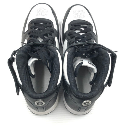 【中古品】【メンズ】 NIKE ナイキ × STUSSY ステューシー AIR FORCE 1 MID BLACK AND LIGHT BONE DJ7840-002 エア フォース 1 スニーカー 靴 160-260919-rt-01-tagh サイズ：27.5cm US9.5 カラー：BLACK/BLACK-WHITE 万代Net店