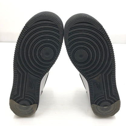 【中古品】【メンズ】 NIKE ナイキ × STUSSY ステューシー AIR FORCE 1 MID BLACK AND LIGHT BONE DJ7840-002 エア フォース 1 スニーカー 靴 160-260919-rt-01-tagh サイズ：27.5cm US9.5 カラー：BLACK/BLACK-WHITE 万代Net店