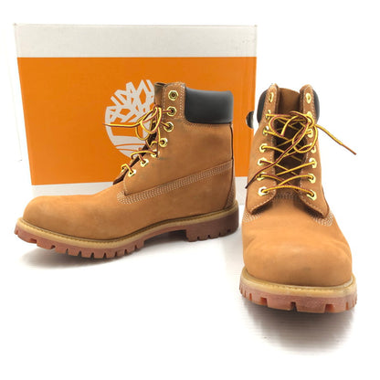 【中古品】【メンズ】 TIMBERLAND ティンバーランド PREMIUM 6INCH BOOTS 10061 プレミアム ６インチ ブーツ 靴 164-260919-rt-13-tagh サイズ：27cm UK8.5 カラー：ブラウン 万代Net店