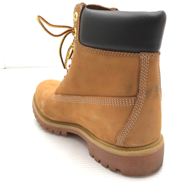 【中古品】【メンズ】 TIMBERLAND ティンバーランド PREMIUM 6INCH BOOTS 10061 プレミアム ６インチ ブーツ 靴 164-260919-rt-13-tagh サイズ：27cm UK8.5 カラー：ブラウン 万代Net店