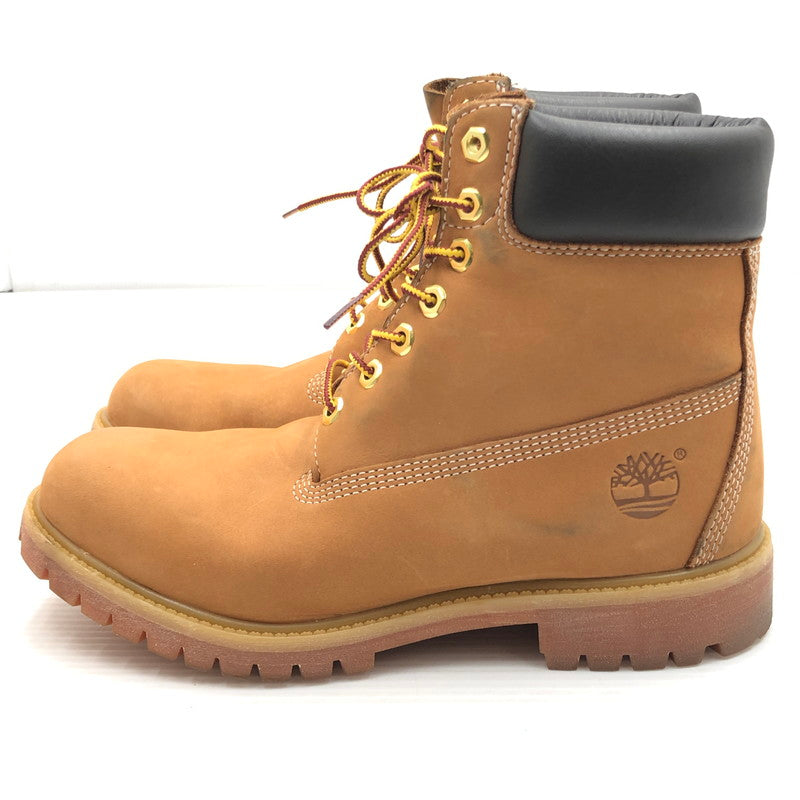 【中古品】【メンズ】 TIMBERLAND ティンバーランド PREMIUM 6INCH BOOTS 10061 プレミアム ６インチ ブーツ 靴 164-260919-rt-13-tagh サイズ：27cm UK8.5 カラー：ブラウン 万代Net店