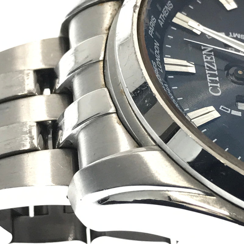 【現状渡し品】【メンズ】 CITIZEN シチズン ATTESA ECO DRIVE H820-T021697 アテッサ エコドライブ 腕時計 197-261017-na-20-tagh カラー：シルバー 万代Net店