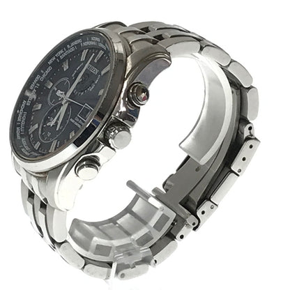 【現状渡し品】【メンズ】 CITIZEN シチズン ATTESA ECO DRIVE H820-T021697 アテッサ エコドライブ 腕時計 197-261017-na-20-tagh カラー：シルバー 万代Net店