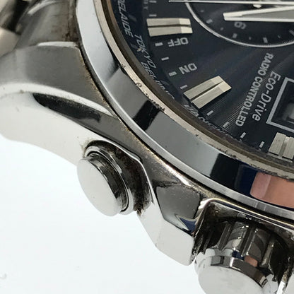 【現状渡し品】【メンズ】 CITIZEN シチズン ATTESA ECO DRIVE H820-T021697 アテッサ エコドライブ 腕時計 197-261017-na-20-tagh カラー：シルバー 万代Net店